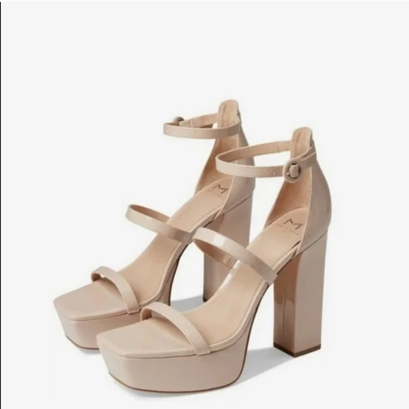 Marc Fisher LTD Frita High Heels Light Natural Nude - Picture 3 of 16
